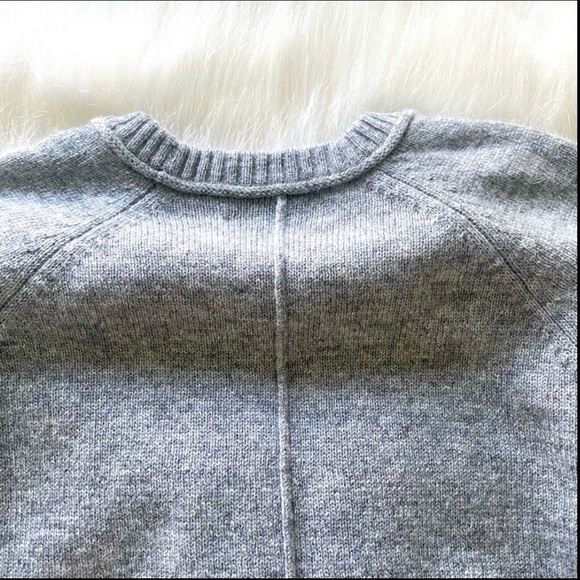 Autumn Cashmere Kids Gray Sweater with pockets (8) - Picture 8 of 8
